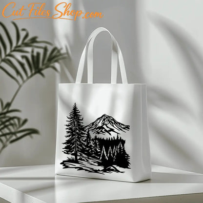 Nature-Themed DXF & SVG Files for CNC, Cricut, and DIY Bagl Art