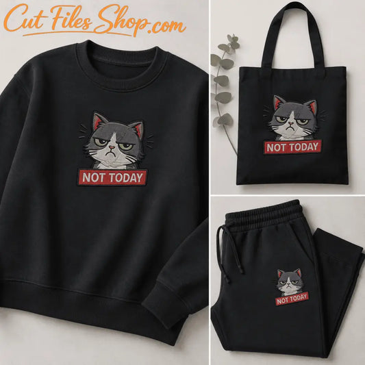 meme cat embroidery file pes dst jef