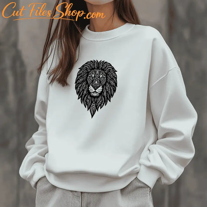 Mandala lion CNC plasma cut file