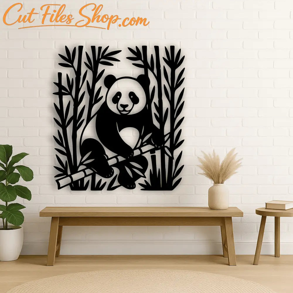 Nursery panda decor SVG bundle