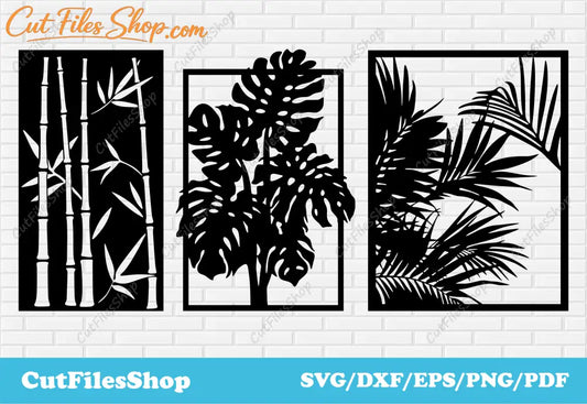 Panels flowers dxf files for laser cut, vector cut files, dxf cutting files, dxf designs, free svgs, svg cut files free download, free dxf files for laser, decor dxf, cut files, Collection panels for laser cut, dxf files for cnc plasma cut
