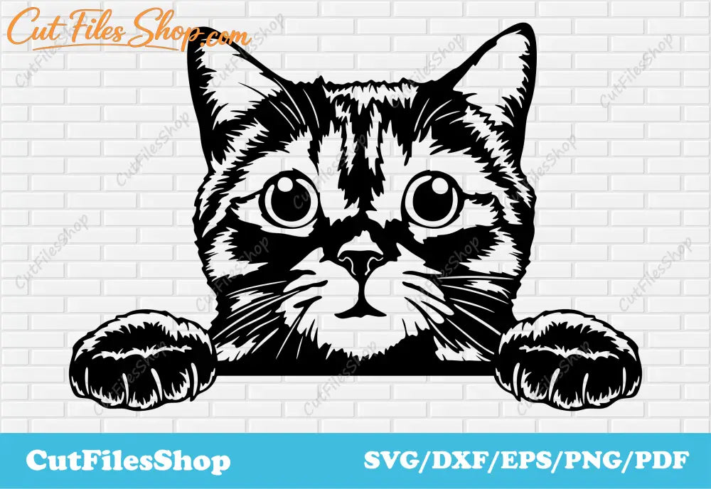 Peeking Animals for CNC Machines, SVG/DXF/EPS/PDF/PNG Files for Laser, Plasma and WaterJet Cutting, Files For Silhouette cameo, Cricut, Vinyl cutting, T-Shirt graphics
