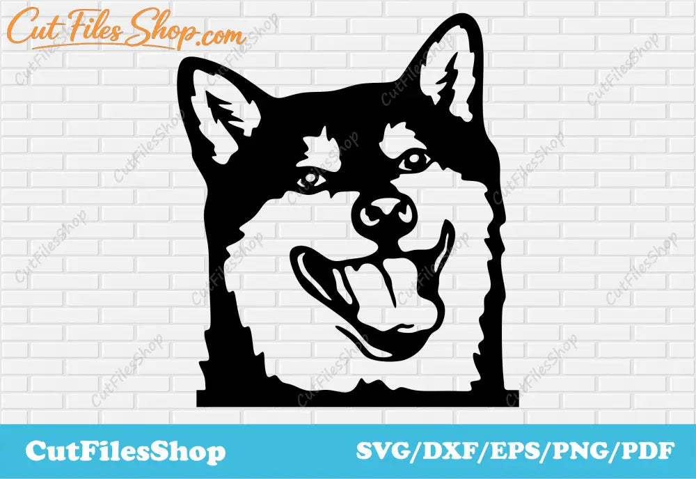 peeking dog svg free, Peeking husky svg, CNC dog, dog svg for cricut, dog peeking vectors, dog dxf for laser, portrait dog dxf, peeking dog dxf free, husky dxf, husky for cricut, dxf for commercial use, svg files for commercial use, vectors for commercial free, free dogs svg, Dog SVG Cut File