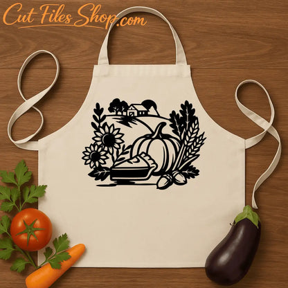 Thanksgiving pumpkin pie SVG for sublimation