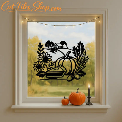 Country harvest pumpkin SVG PNG design