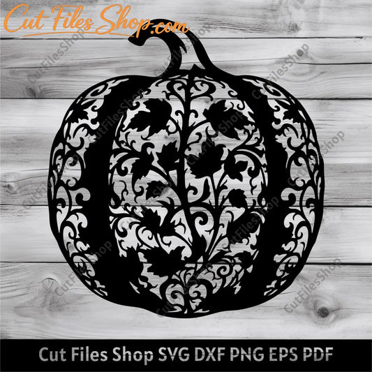 Pumpkin Svg, Halloween Pumpkin Png, Pattern Dxf files, Fall Svg, Cricut Svg cut files, Pumpkin Dxf for Laser, Autumn svg, Instant Digital Download - svg, png, dxf, and eps files, cutting files, cut files shop, vector art, halloween svg, paper cut svg pumpkins, halloween stencil dxf