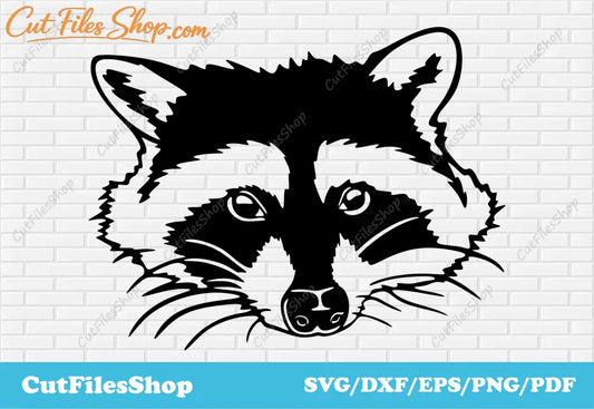 dxf files free download, svg for cricut free, svg cut files free download, Raccoon dxf files, raccoon svg files, dxf files download, dxf files for plasma cutting, cut files shop, vector store