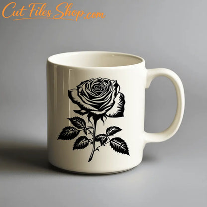 Roses DXF for CNC Plasma & Laser, SVG for Cricut & Silhouette, DIY Wall Decor