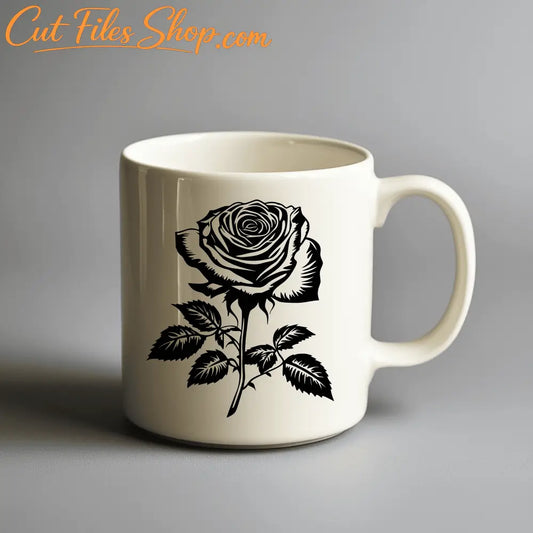 Roses DXF for CNC Plasma & Laser, SVG for Cricut & Silhouette, DIY Wall Decor