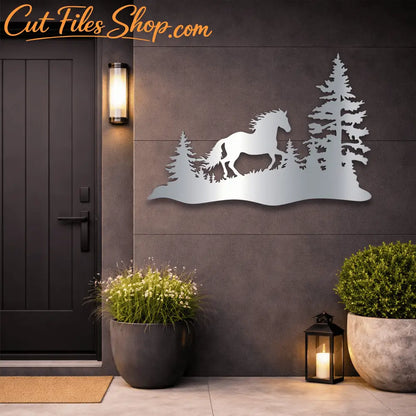 Farmhouse horse decor laser cut file