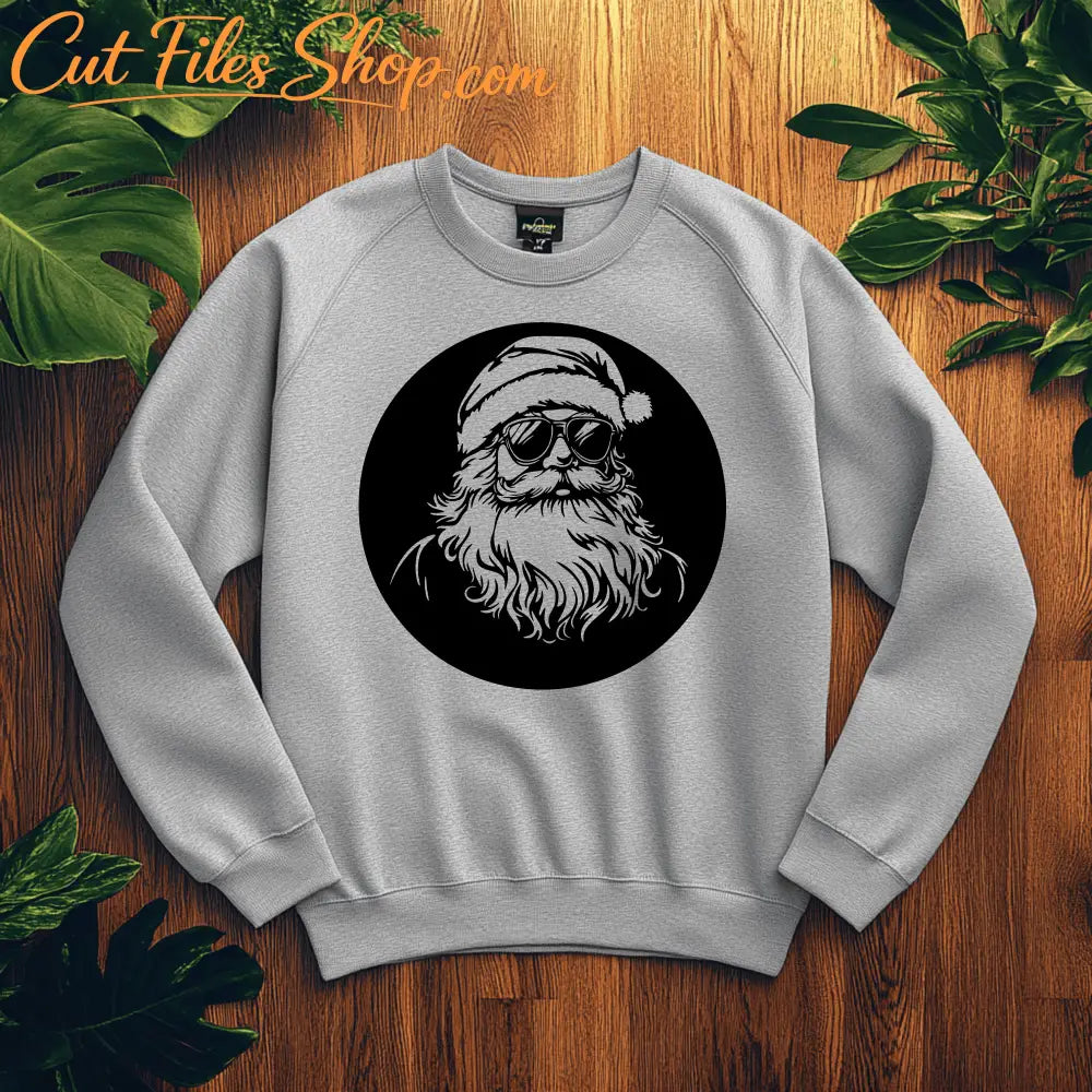 Santa Claus SVG, DXF, and PNG: Perfect for Cricut, Silhouette, and CNC, T-shirt design, Cut files shop