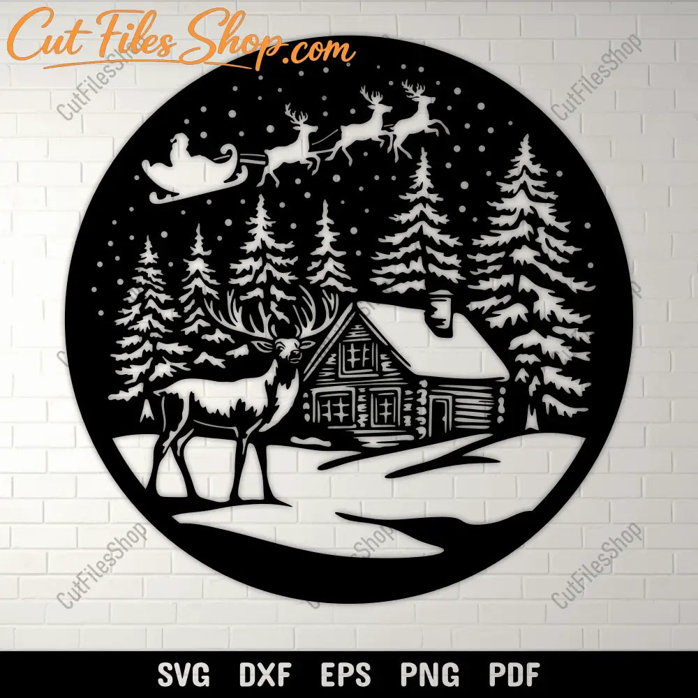 Santa's Workshop SVG Bundle for Cricut | DXF for CNC, Silhouette