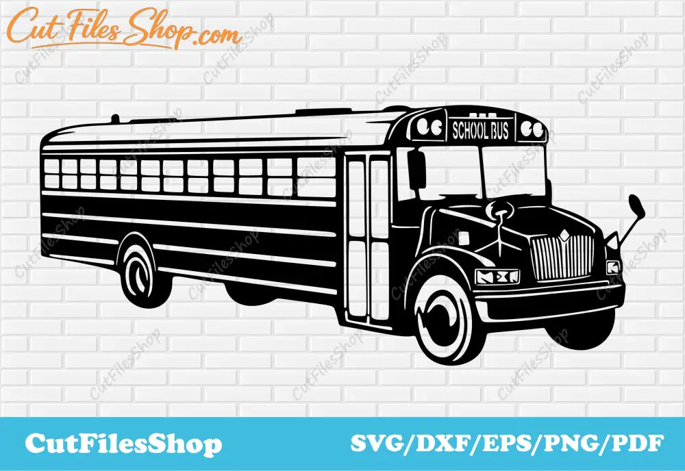 School Bus vector cut files, svg cutting files, dxf images for cnc machines, svg for Silhouette cameo, School Bus svg, free svg files for vinyl, cnc cutting files, plasma cut files, svg cut files for download, free svg cut files for crafters, Dxf images for laser cut, Plasma cutting files, dxf for metal working, t shirt designs