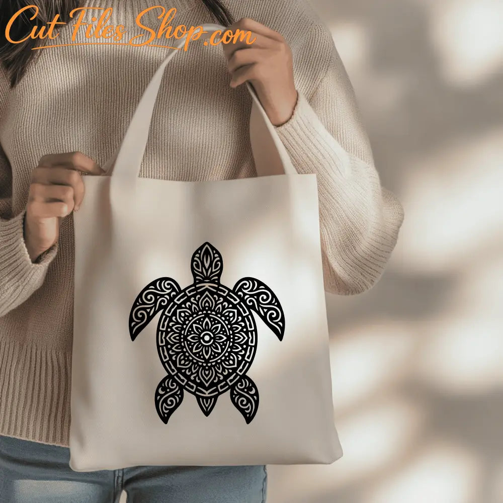 Sea turtle pattern for plasma cutting and engraving