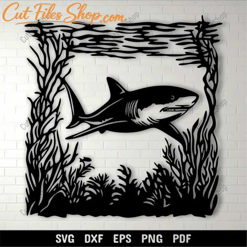 Shark SVG for Cricut & CNC – Vinyl Cutting Files & Sublimation Design