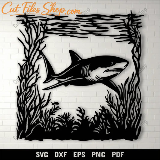Shark SVG for Cricut & CNC – Vinyl Cutting Files & Sublimation Design