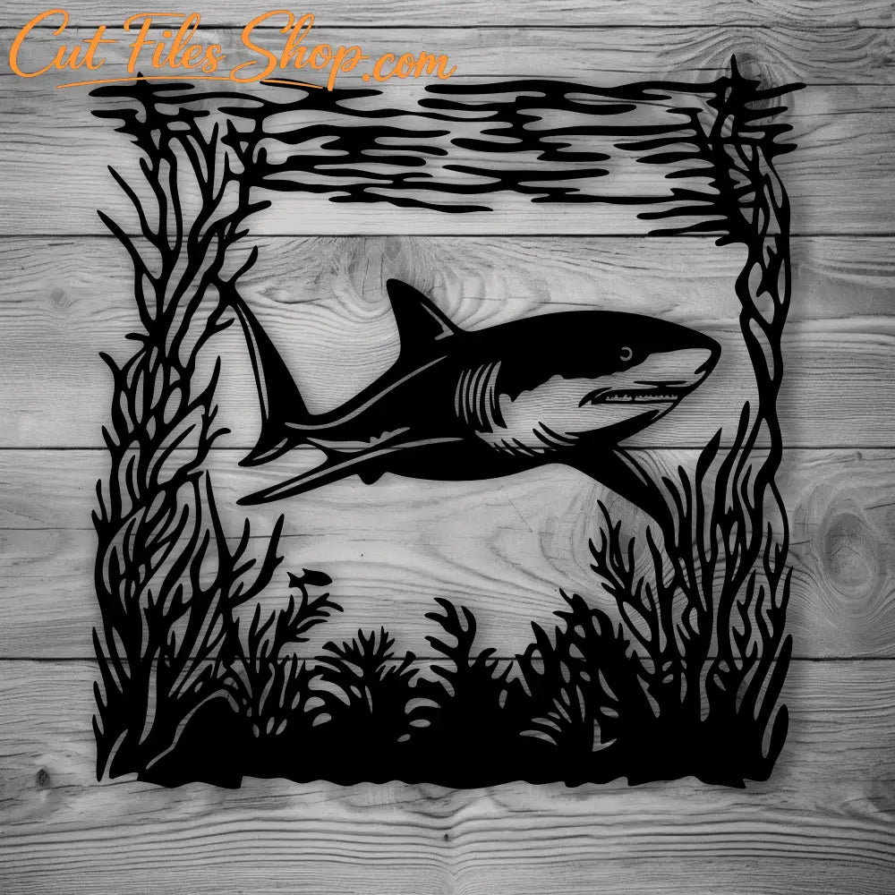 Shark SVG and DXF – Perfect for Cricut, Vinyl Cutting & DIY Wall Art
