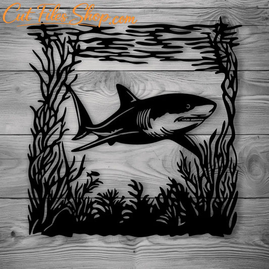 Shark SVG and DXF – Perfect for Cricut, Vinyl Cutting & DIY Wall Art