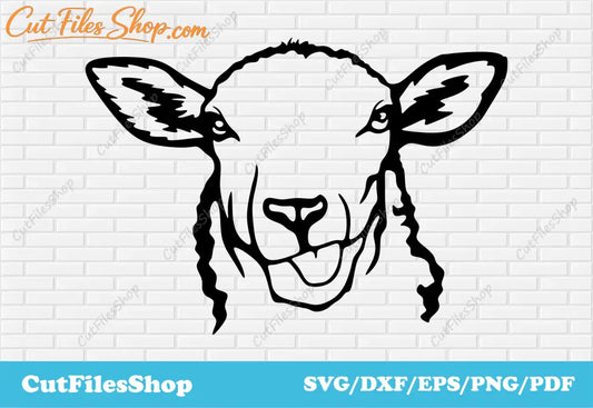 Sheep Svg cut files for Cricut, Farm animals dxf files for laser cutting, T-shirt design, Silhouette cameo files, sheep vector, free vector download, svg for cricut design space, free svg cut files, farm animals dxf, cnc cutting files, cricut explore svg, graphics t-shirt designs, t-shirt ideas, the best svg, svg for website