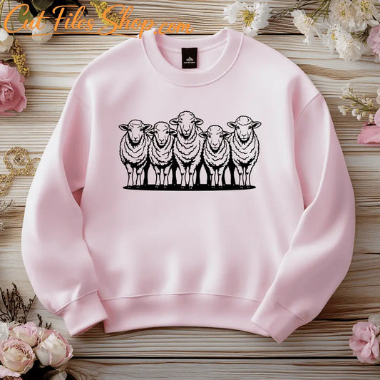 Farm animal PNG for sublimation design