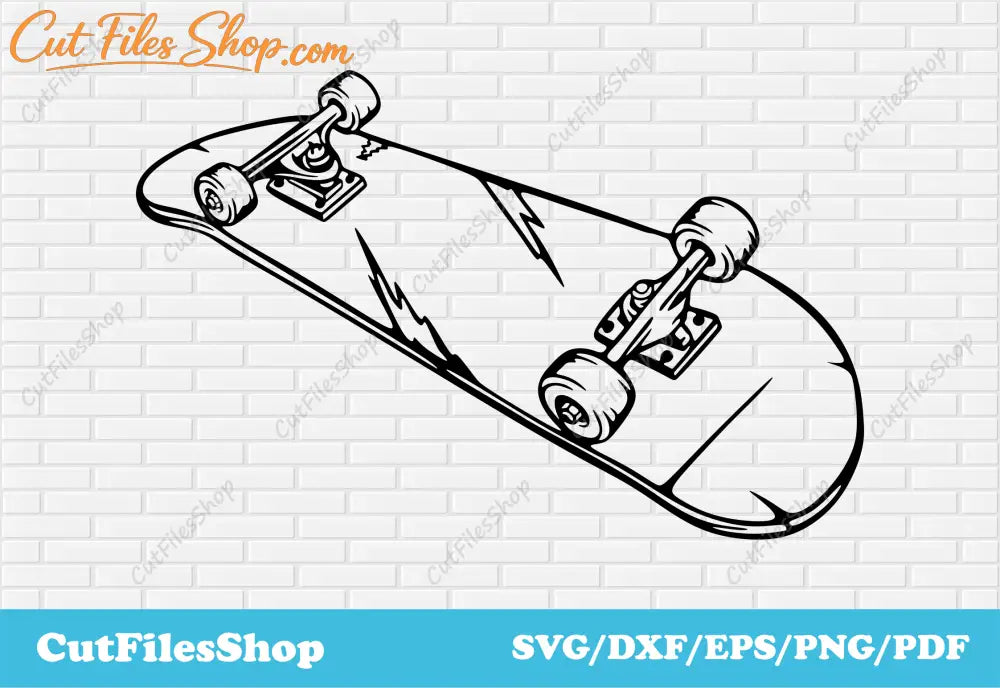 skateboard dxf files, skateboard svg, skateboard vector images, cut files, sport scene dxf, vector art cut, dxf files images, laser cut files