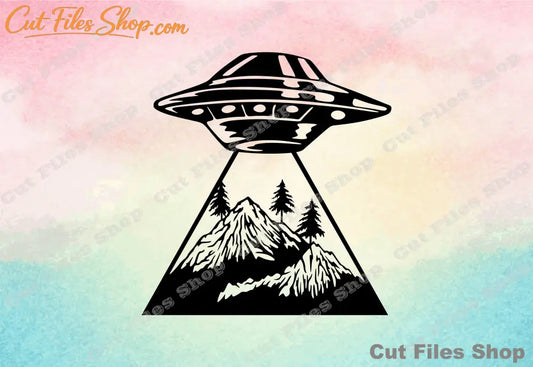 Spaceship svg, silhouette cameo svg, vinyl svg files, svg clipart,  t-shirt graphics, dxf png