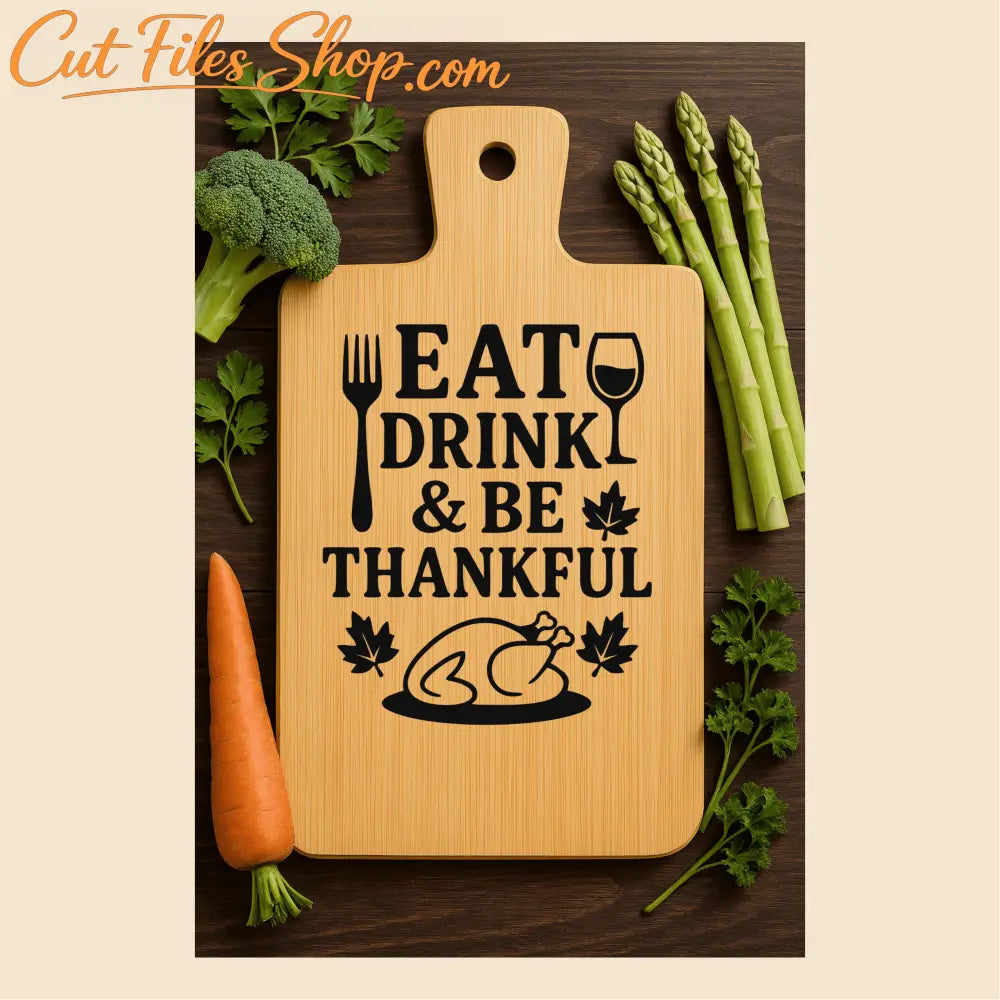 Fall kitchen sign SVG for laser engraving