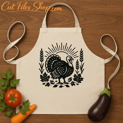 Turkey silhouette SVG for laser engraving and Sublimation Printing