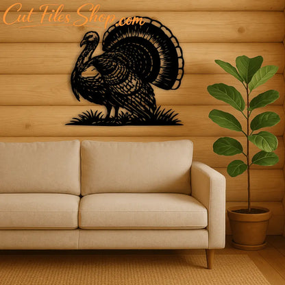Turkey SVG DXF EPS for CNC plasma cutting and seasonal decor