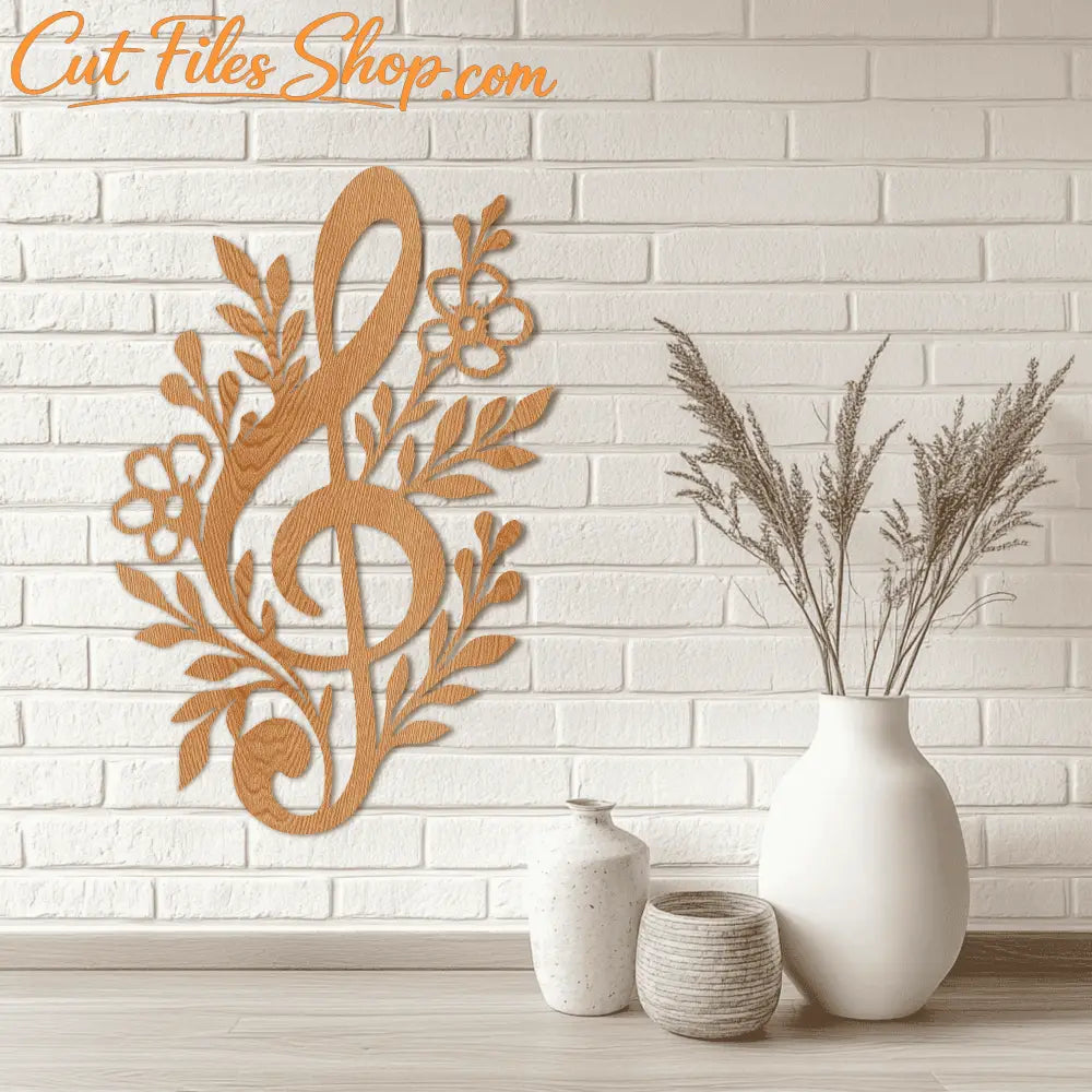 CNC music sign SVG file