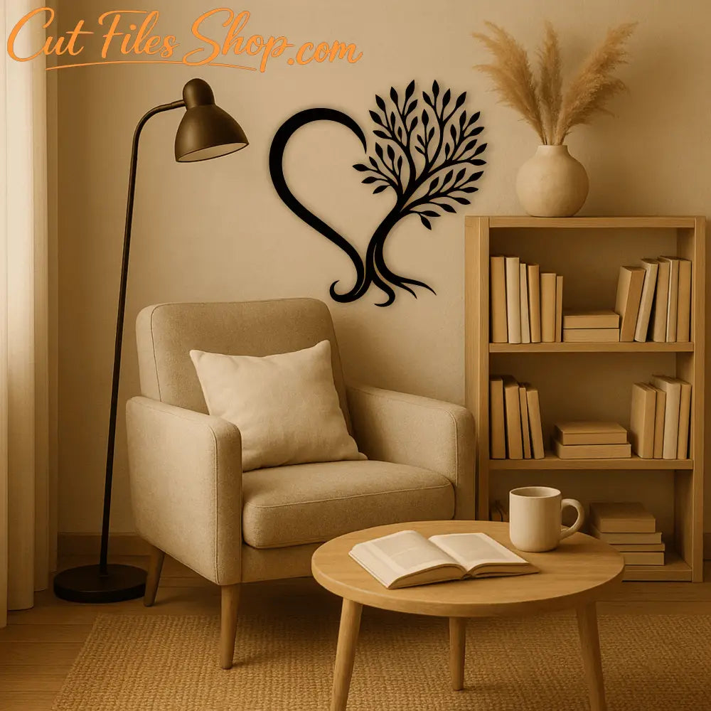 Forest themed wall art SVG for Cricut