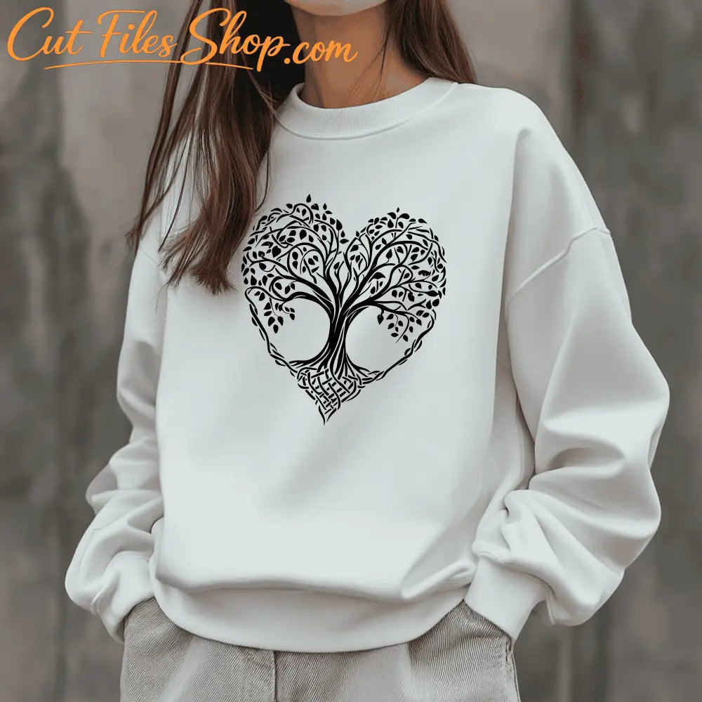 Heart Tree SVG – Tree of Life Design for Sublimation & Wall Decor