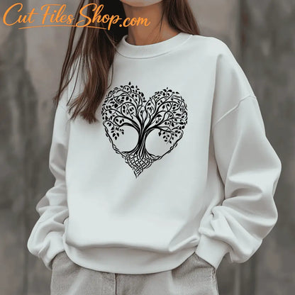 Heart Tree SVG – Tree of Life Design for Sublimation & Wall Decor