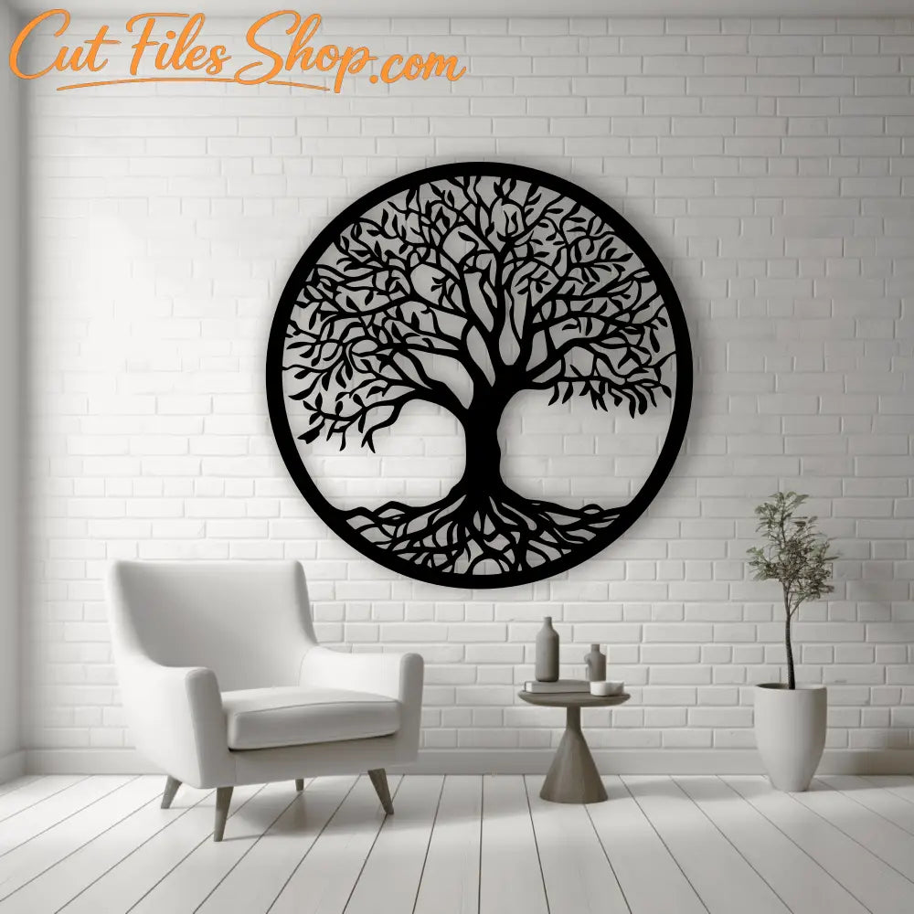 Tree of Life SVG and DXF – Heart Tree Designs for Cricut & CNC