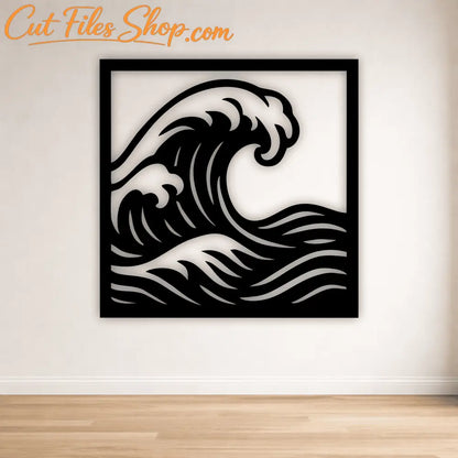 Ocean wave DXF file for CNC plasma