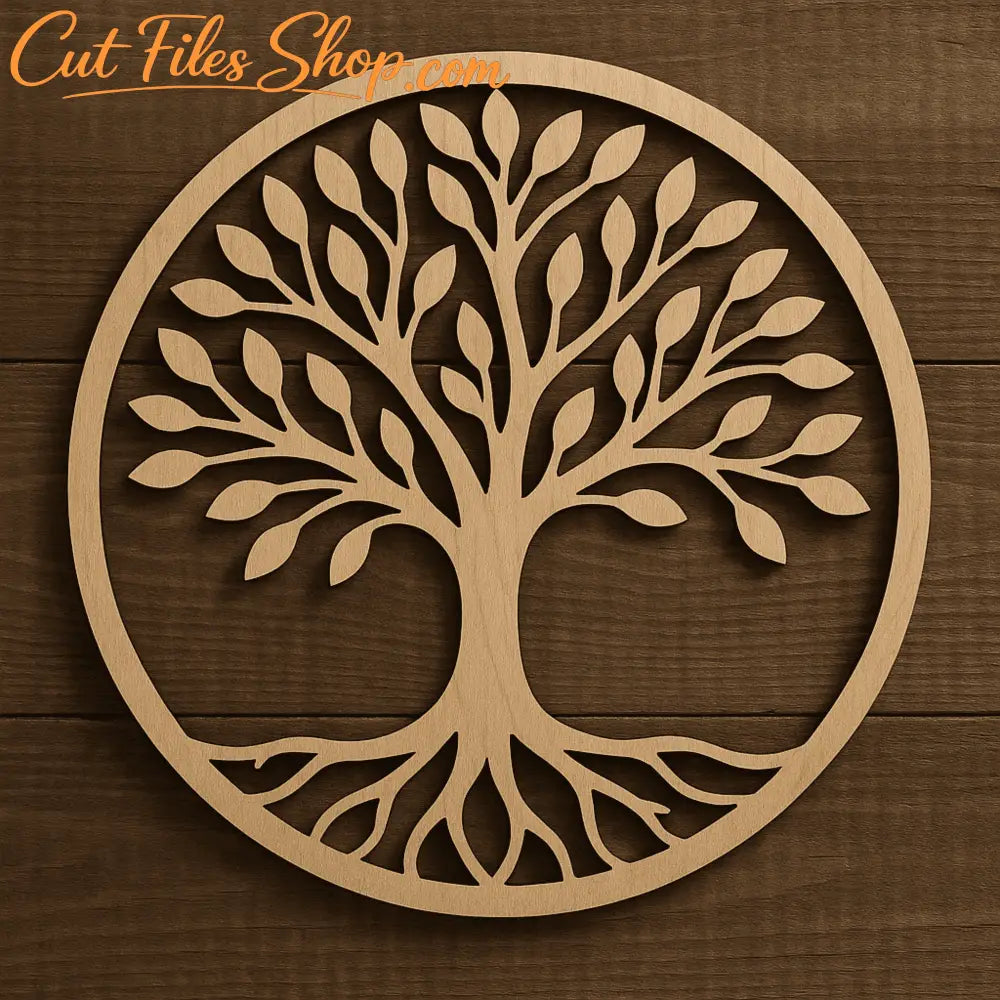 Tree of life dxf for laser cut
