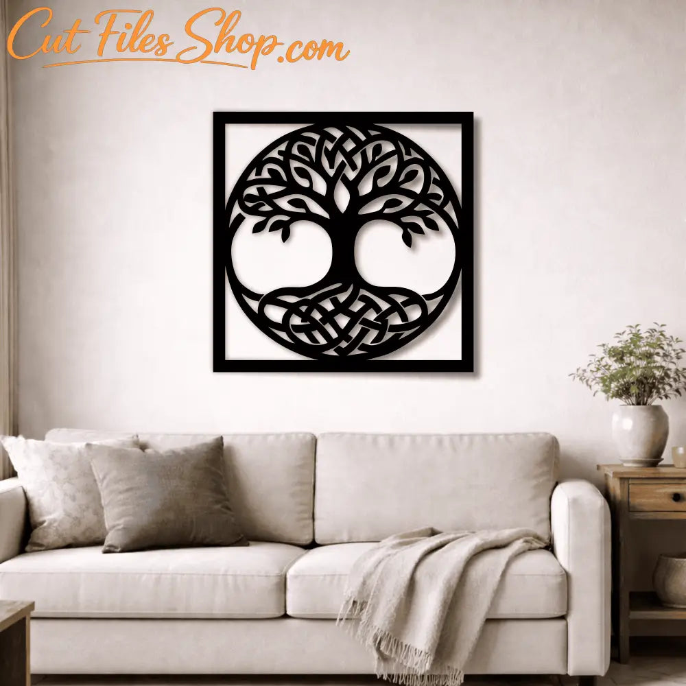 Tree of life dxf for cnc