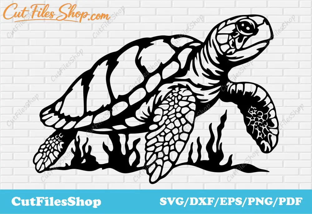 Turtle dxf for cnc cutting, turtle svg cut files for cricut, dxf laser cut files, turtle png for sublimation, turtle art svg, silhouette turtle, shopper svg design, stencil turtle dxf, free eps files