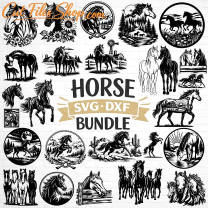 Horse SVG cutting files