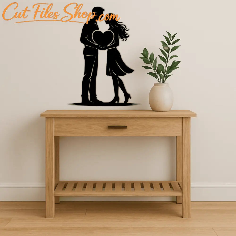 Valentine couple design SVG EPS for Cricut, sublimation and crafts