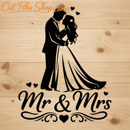 Wedding SVG PNG for Silhouette, xTool and sublimation printing