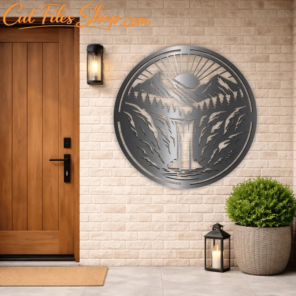 Outdoor wilderness laser cut vector file