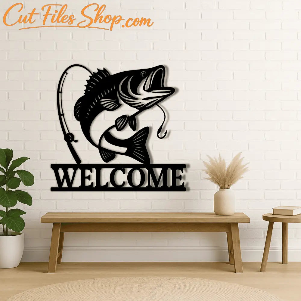 Fishing welcome dxf files