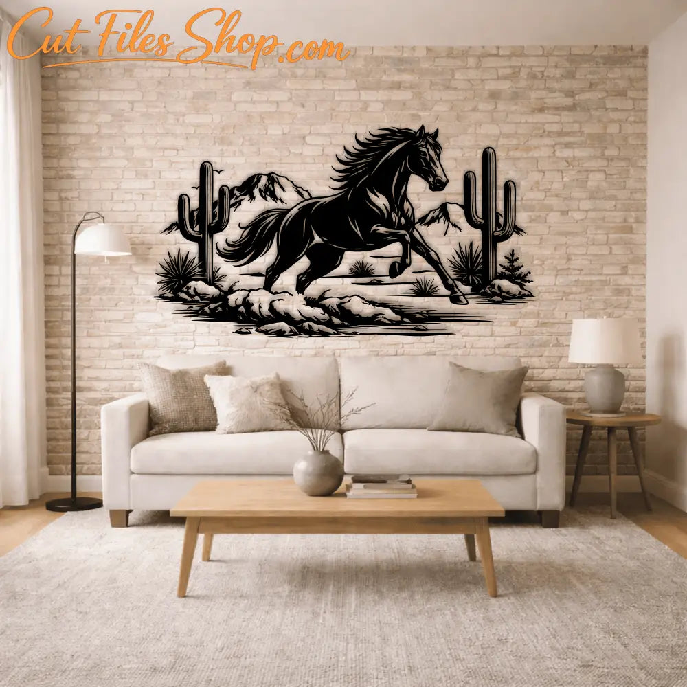 horses dxf for laser cut