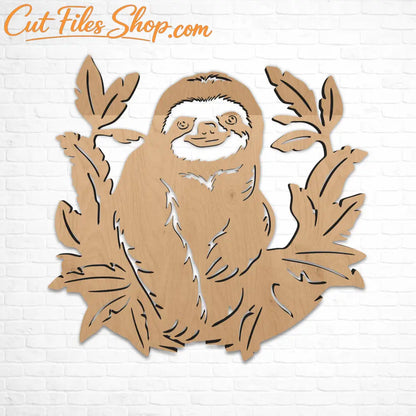 Sloth SVG design for Cricut projects