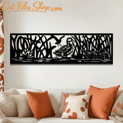 Wildlife Art Panels for CNC Plasma Cutting, DIY Metal Decor DXF