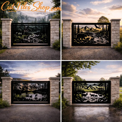 Railing and gate cnc designs
