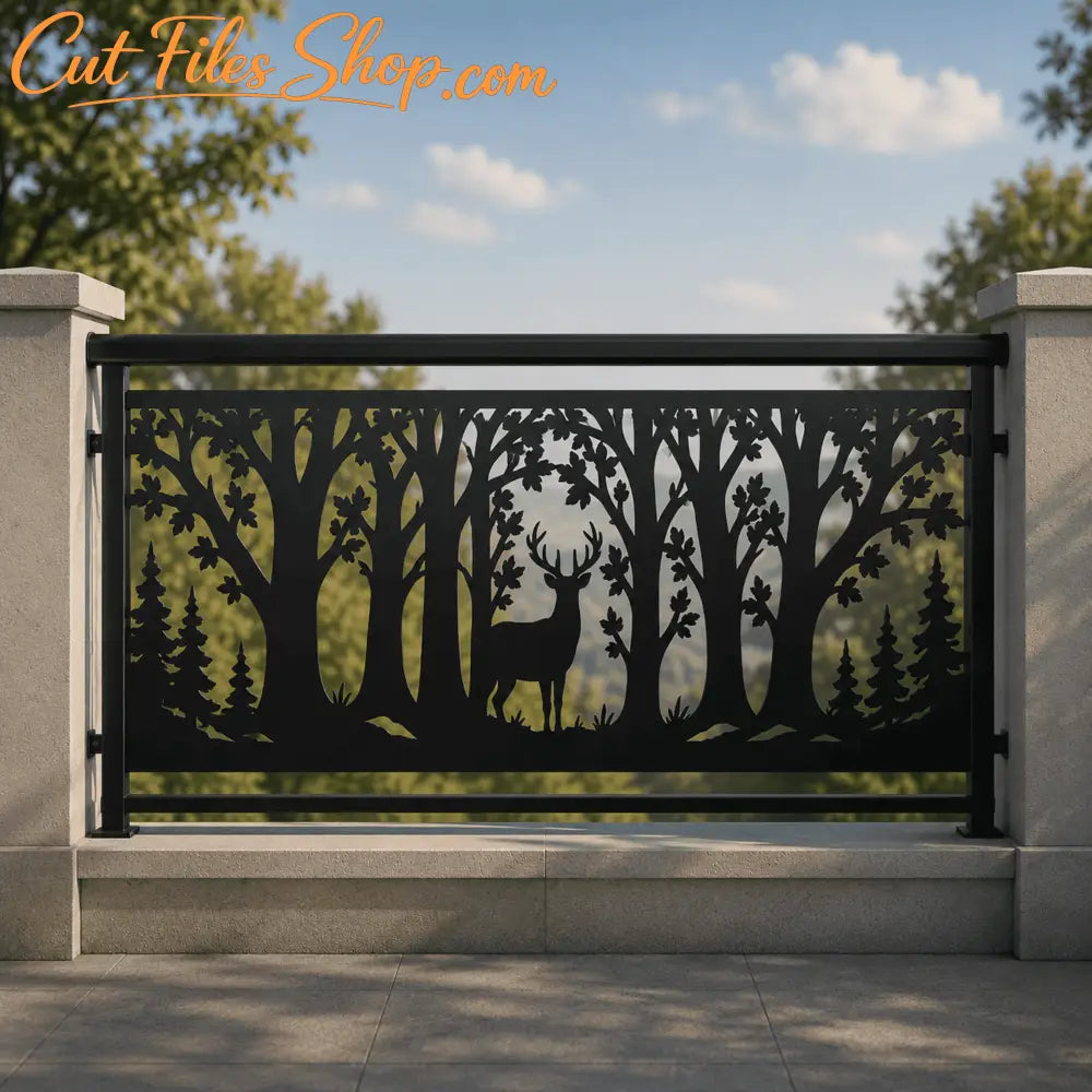 Rustic wildlife panel bundle featuring bears deer moose forests rivers and mountain scenery