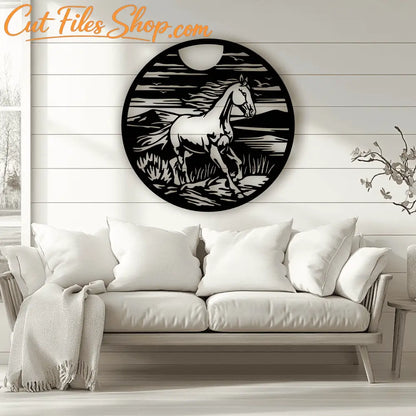 Wild Horse Cutting Files – DXF for CNC & Plasma, SVG for Silhouette