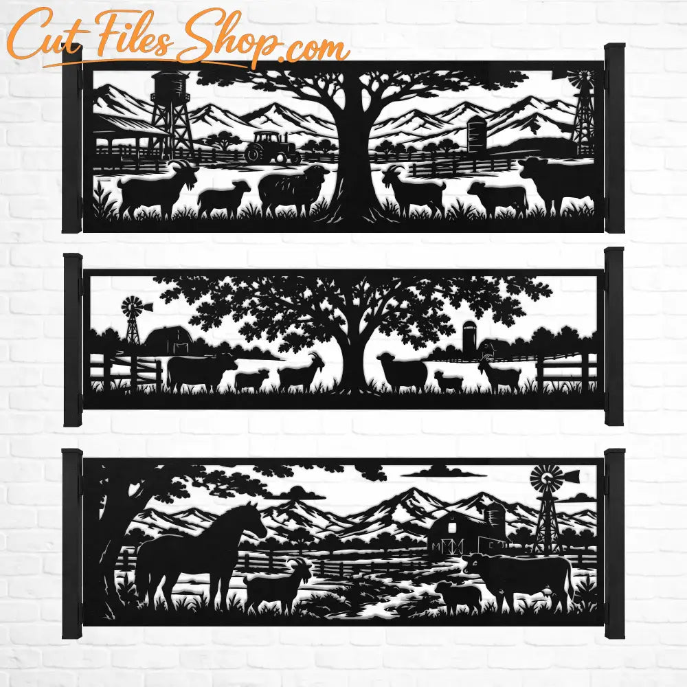 Farm fence insert CNC plasma design
